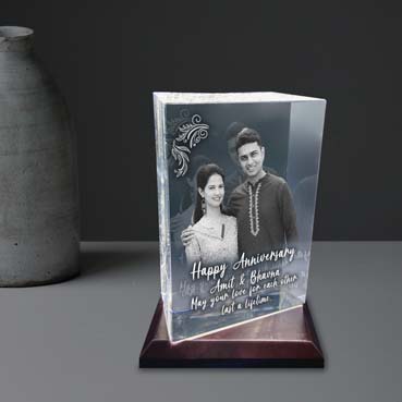 Personalised 3D Crystal Gift for Daughter Anniversary(180x120x65mm)
