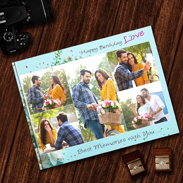 Personalised Photo Album (18.25'x12') for Boy Friend Birthday