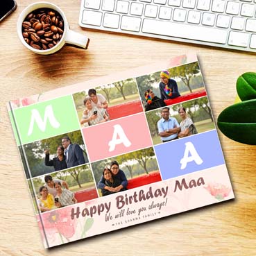 Personalised Photo Album (18.25'x12') for Mother Birthday