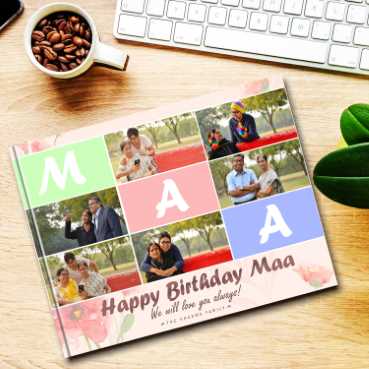 Personalised Photo Album (12.5'x9') for Mother Birthday