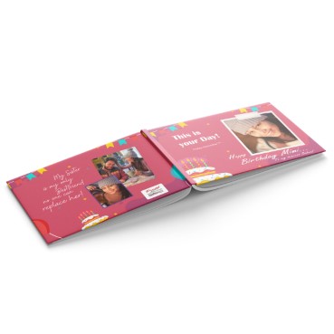 Personalised Photo Album (12.5'x9') for Sister Birthday