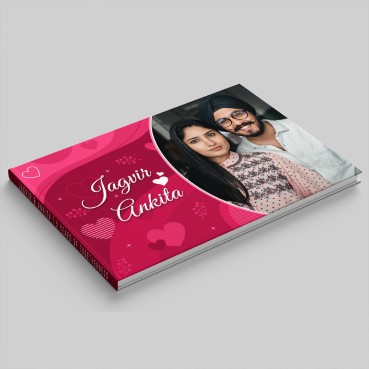 Personalised Photo Album (12.5'x9') for Boy Friend Anniversary