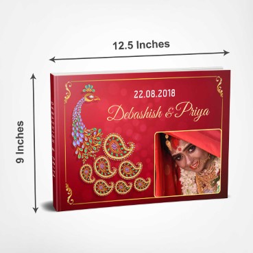 Personalised Photo Album (12.5'x9') for Son Anniversary