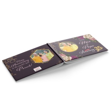 Personalised Photo Album (12.5'x9') for Mother Anniversary