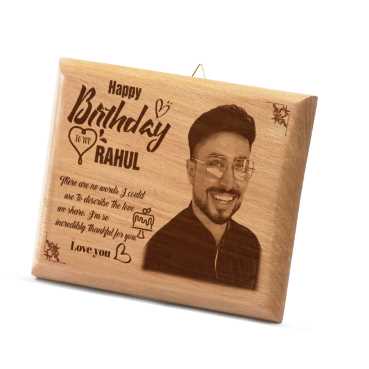Birthday Gift for Boy Friend Wooden Photo Frame (5'x4')