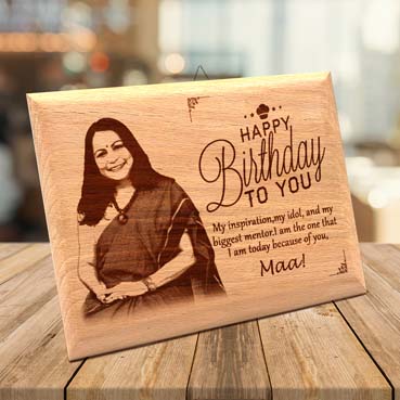 Birthday Gift for Mother Wooden Photo Frame (7'x5')