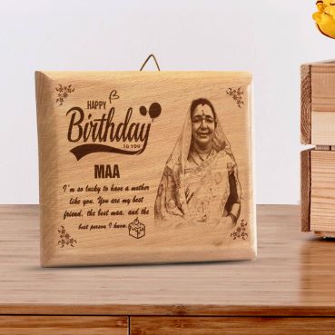 Birthday Gift for Mother Wooden Photo Frame (5'x4')