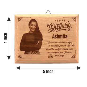 Birthday Gift for Daughter Wooden Photo Frame (5'x4')