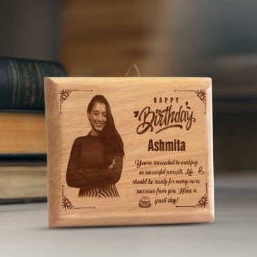 Birthday Gift for Daughter Wooden Photo Frame (5'x4')