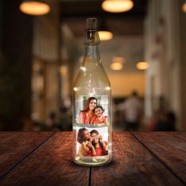 LED Bottle Lamp Personalised for Daughter Birthday