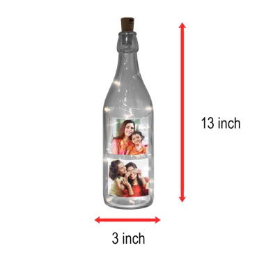 LED Bottle Lamp Personalised for Daughter Birthday