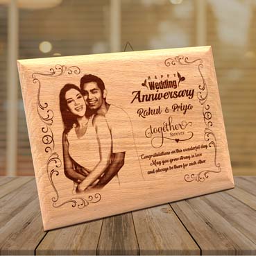 Anniversary Gift for Daughter Wooden Photo Frame (7'x5')