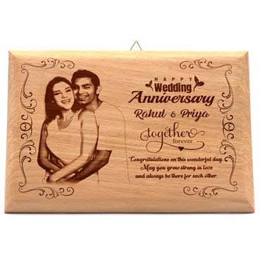 Anniversary Gift for Daughter Wooden Photo Frame (7'x5')