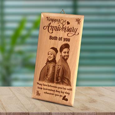 Anniversary Gift for Sister Wooden Photo Frame (7'x4')