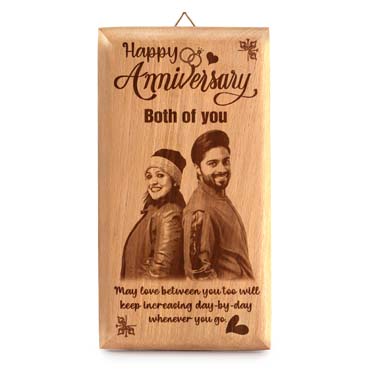 Anniversary Gift for Sister Wooden Photo Frame (7'x4')