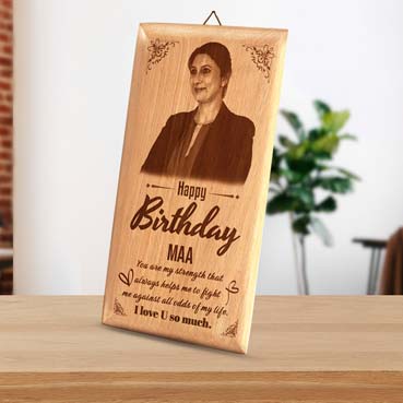 Birthday Gift for Mother Wooden Photo Frame (7'x4')