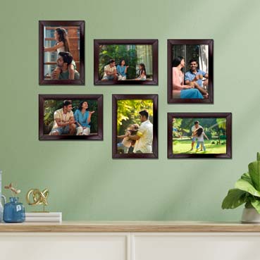 Personalised Photo Frame set for Father Birthday (7'x5':6nos)
