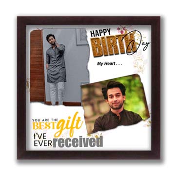 Personalised Photo Frame for Son Birthday (12'x12')