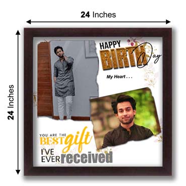 Personalised Photo Frame for Son Birthday (12'x12')