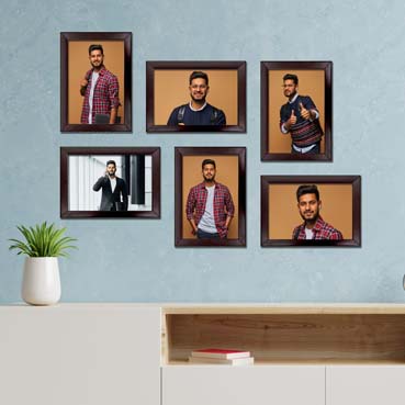 Personalised Photo Frame set for Boy Friend Birthday (7'x5':6nos)