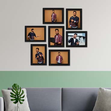 Personalised Photo Frame set for Brother Birthday (7'x5':7nos)