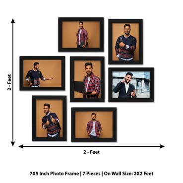 Personalised Photo Frame set for Brother Birthday (7'x5':7nos)