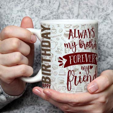 Personalised Mug for Brother Birthday (11oz)