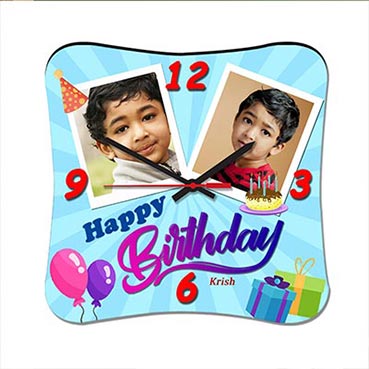 Wall Clock Personalised for Child Birthday (11'x11')