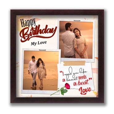 Personalised Photo Frame for Wife Birthday (12'x12')