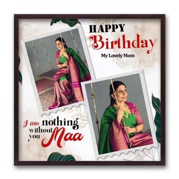 Personalised Photo Frame for Mother Birthday (24'x24')