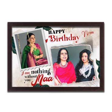 Personalised Photo Frame Collage for Mother Birthday (17'x12')