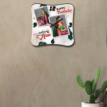 Wall Clock Personalised for Mother Birthday (11'x11')