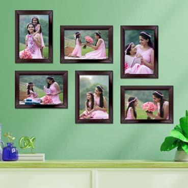 Personalised Photo Frame set for Mother Birthday (7'x5':6nos)