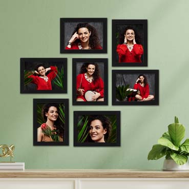 Personalised Photo Frame set for Girl Friend Birthday (7'x5':7nos)