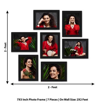 Personalised Photo Frame set for Girl Friend Birthday (7'x5':7nos)