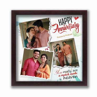 Personalised Photo Frame for Husband Anniversary (12'x12')