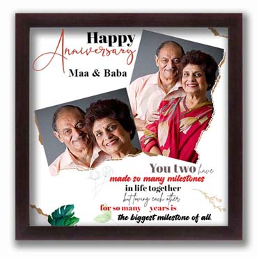 Personalised Photo Frame for Father Anniversary (12'x12')
