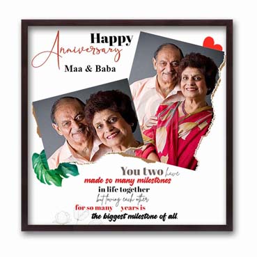 Personalised Photo Frame for Father Anniversary (24'x24')