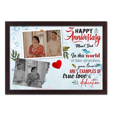 Personalised Photo Frame Collage for Father Anniversary (17'x12')