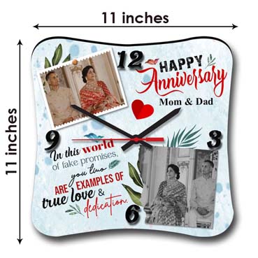 Wall Clock Personalised for Father Anniversary (11'x11')