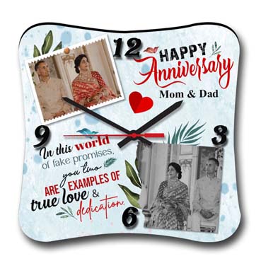 Wall Clock Personalised for Mother Anniversary (11'x11')