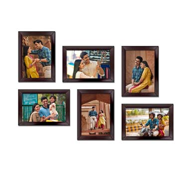 Personalised Photo Frame set for Mother Anniversary(7'x5':6nos)