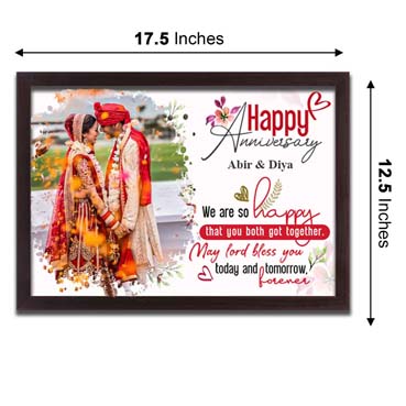 Personalised Photo Frame Collage for Daughter Anniversary (17'x12')