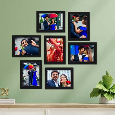 Personalised Photo Frame set for Son Anniversary (7'x5':7nos)