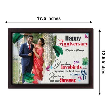 Personalised Photo Frame Collage for Brother Anniversary (17'x12')