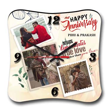 Wall Clock Personalised for Brother Anniversary (11'x11')