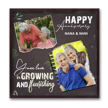 Personalised Photo Frame for Grand Mother Anniversary (24'x24')