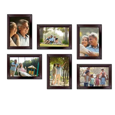 Personalised Photo Frame set for Grand Mother Anniversary (7'x5':6nos)