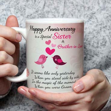 Personalised Mug for Sister Anniversary (11oz)