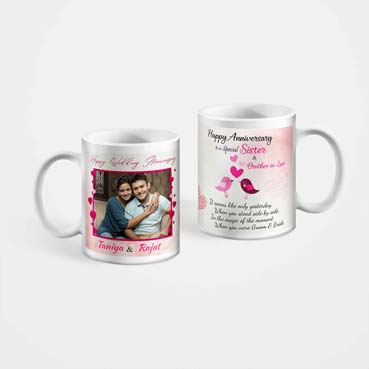 Personalised Mug for Sister Anniversary (11oz)